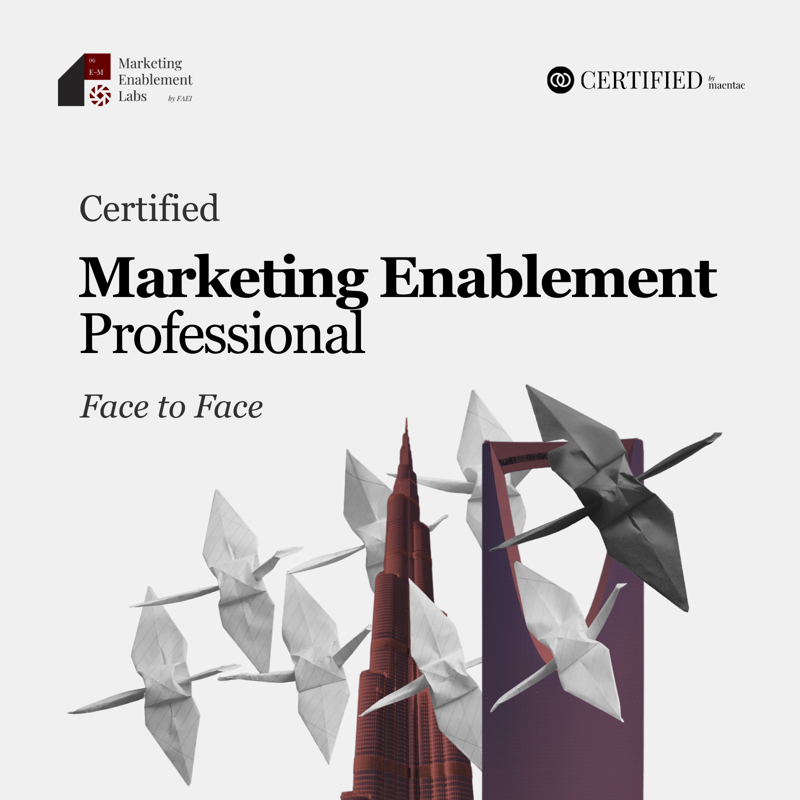 Marketing Enablement Professional - F2F